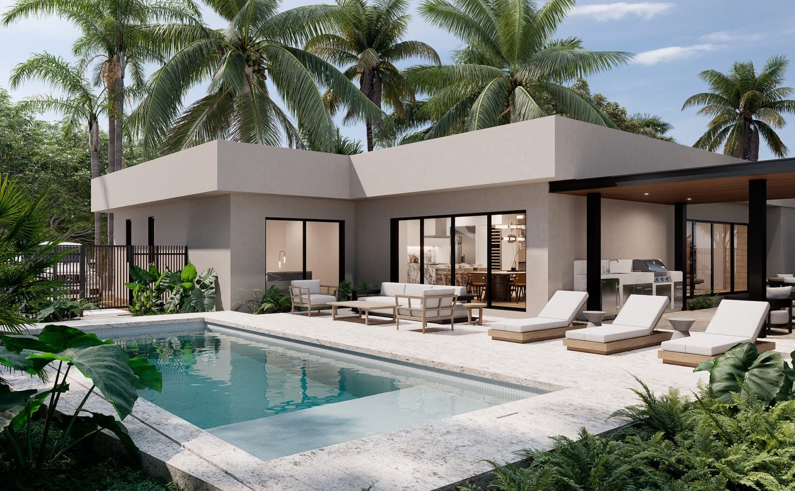 Pool Area — Samana Residential